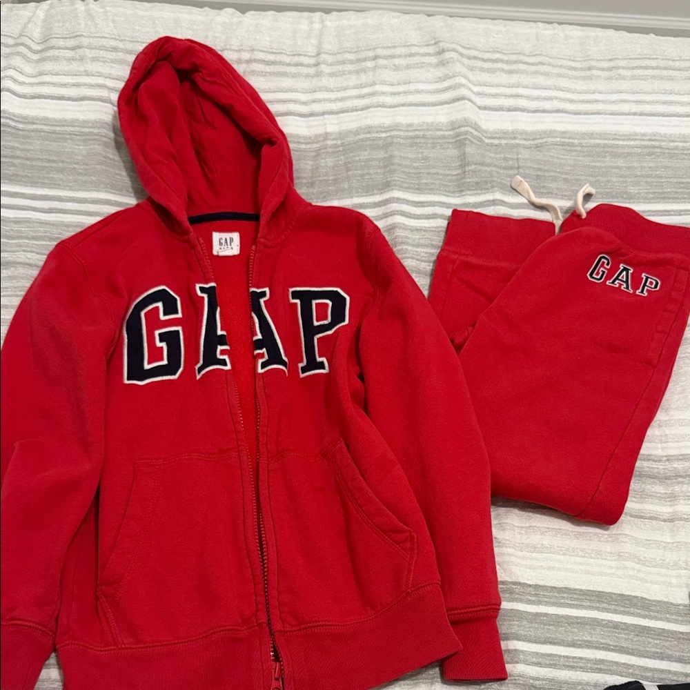 GAP Vibrant Red Tracksuit Set